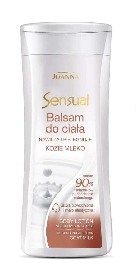 ⁨Joanna Sensual Balsam do ciała z kozim mlekiem 200 ml⁩ w sklepie Wasserman.eu