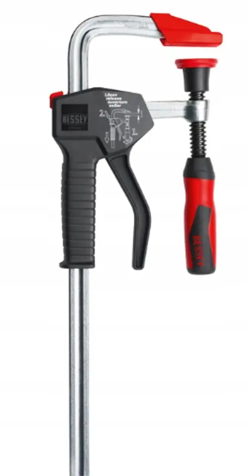 ⁨ONE-HANDED SCREW CLAMP TWO-COMPONENT HANDLE 300MM⁩ at Wasserman.eu