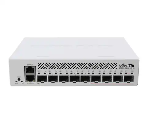 ⁨MIKROTIK CRS310-1G-5S-4S+IN CLOUD ROUTER SWITCH 1X GE, 5X SFP, 4X SFP+, ROUTEROS L5⁩ at Wasserman.eu