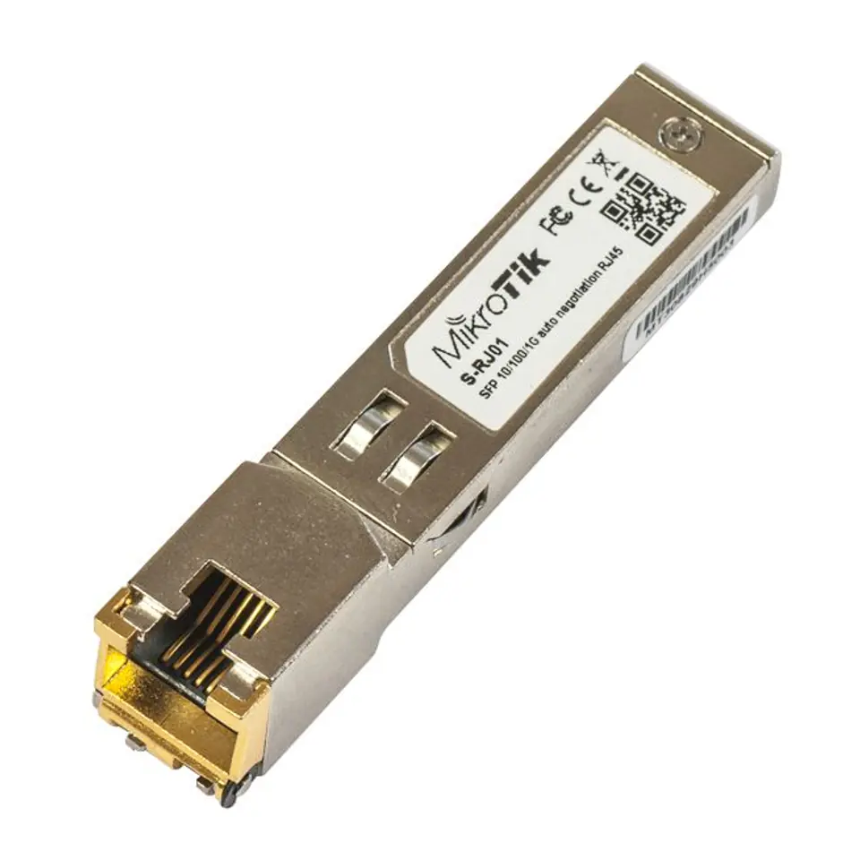 ⁨MIKROTIK S-RJ01 SFP 10/100/1000M TO RJ45⁩ at Wasserman.eu