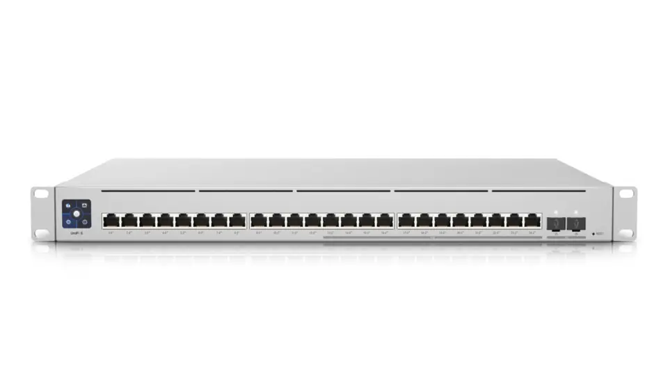 ⁨UBIQUITI USW-ENTERPRISE-24-POE UNIFI SWITCH 12x 2,5GB/S RJ45 POE+, 12x 1GB/S RJ45 POE+, 2x 10GB/S SFP+, RPS DC INPUT, TOTAL 400W⁩ w sklepie Wasserman.eu