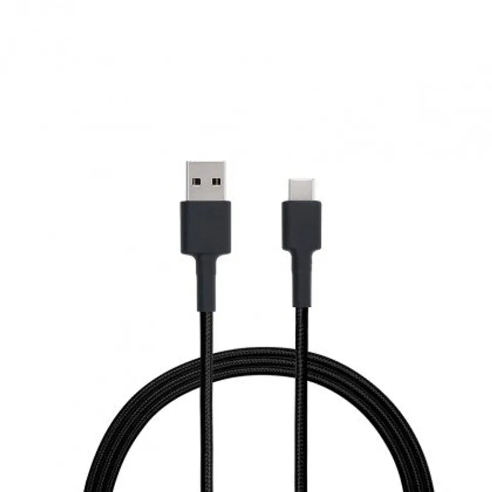 ⁨XIAOMI MI BRAIDED USB TYPE-C CABLE 100CM (BLACK) SJV4109GL⁩ at Wasserman.eu