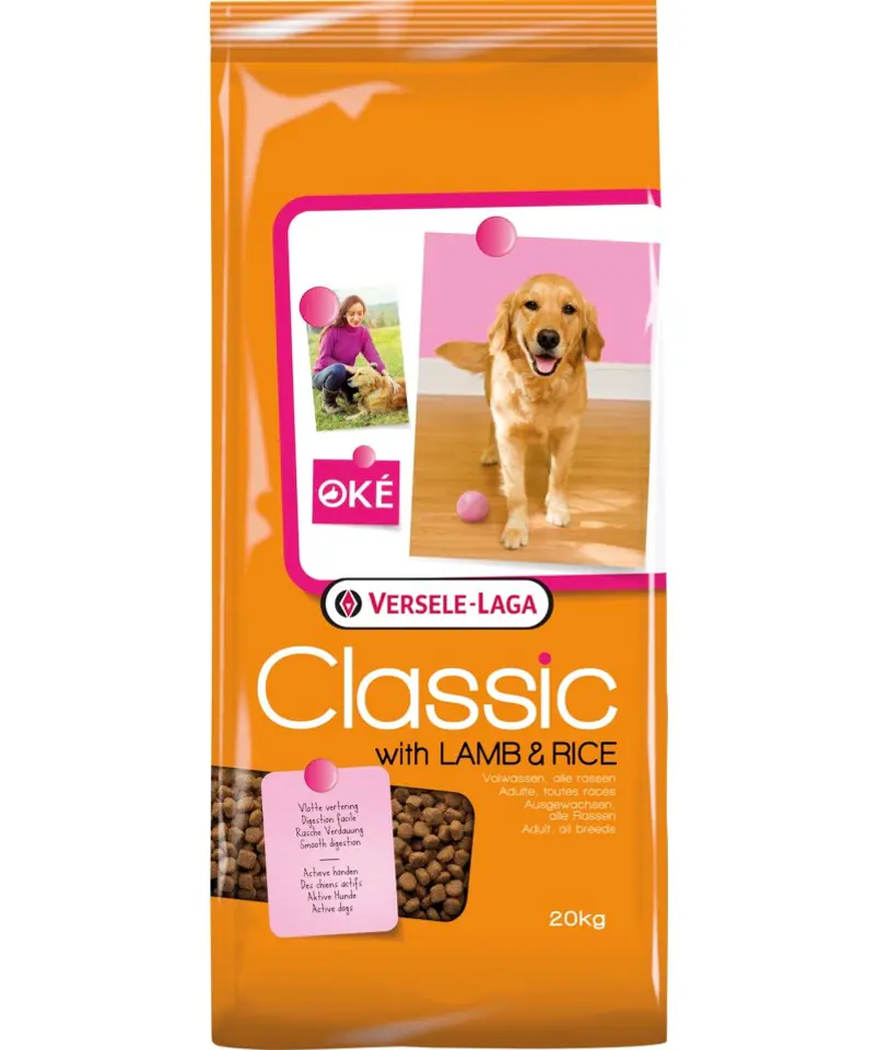 ⁨VERSELE-LAGA Classic Lamb & Rice - dry dog food - 20 kg⁩ at Wasserman.eu