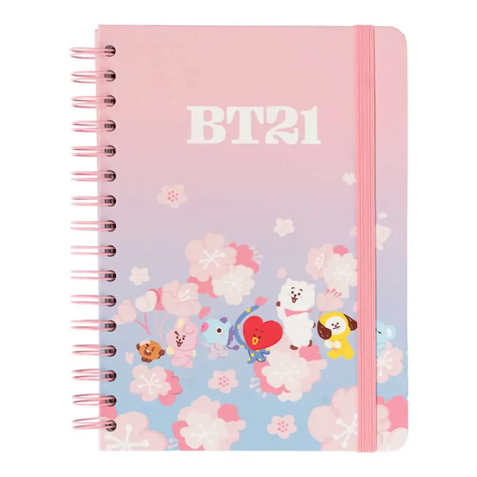 ⁨Line Friends BT21 - Zeszyt / notatnik A5⁩ w sklepie Wasserman.eu