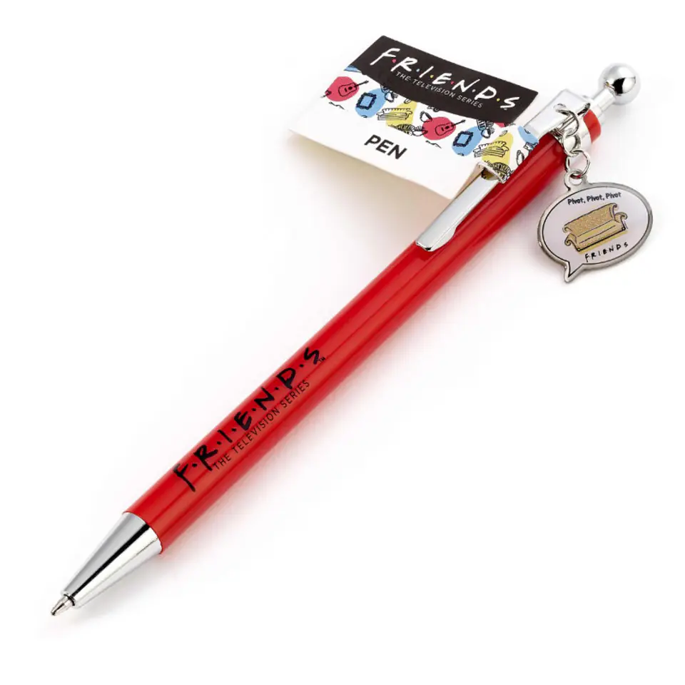 ⁨Friends - Długopis kulkowy (Czerwony)⁩ w sklepie Wasserman.eu