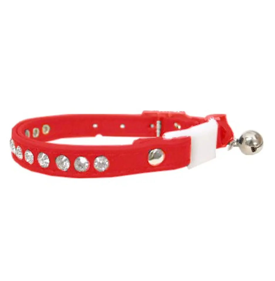 ⁨Yarro Collar with rhinestones for cat 28cm red [Y1575]⁩ at Wasserman.eu