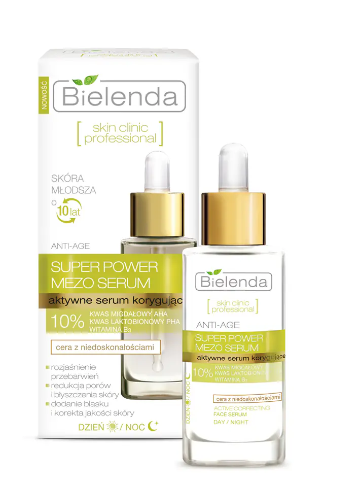 ⁨Bielenda Skin Clinic Professional Active corrective serum for day and night 30ml⁩ at Wasserman.eu