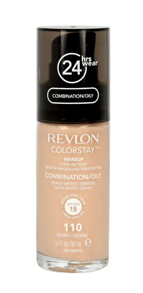 ⁨Revlon Colorstay 24H Podkład kryjąco-matujący nr 110 Ivory - cera mieszana i tłusta 30ml⁩ w sklepie Wasserman.eu