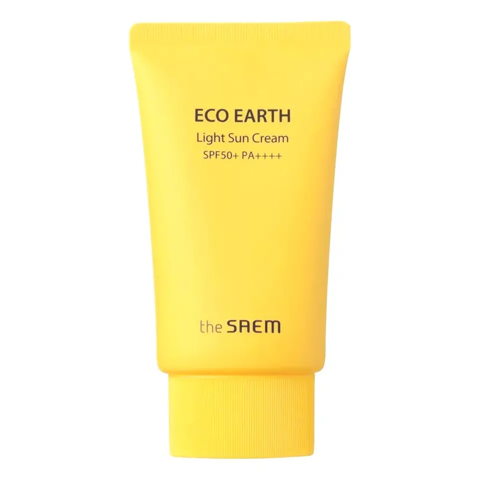 ⁨The SAEM Eco Earth Lightweight Sunscreen SPF50+ 50ml⁩ at Wasserman.eu