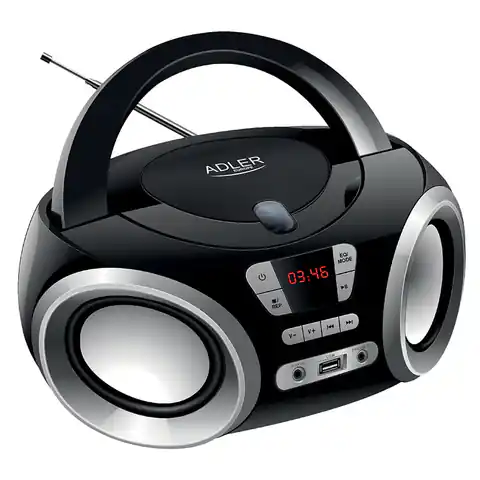 ⁨Boombox Adler AD 1181 Radio, MP3, CD, USB⁩ w sklepie Wasserman.eu