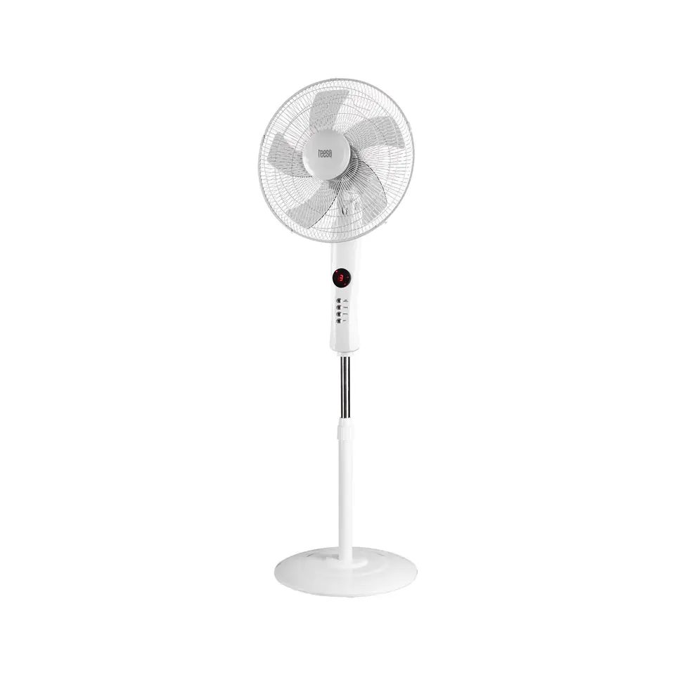 ⁨TEESA floor standing fan with remote control (1LL)⁩ at Wasserman.eu