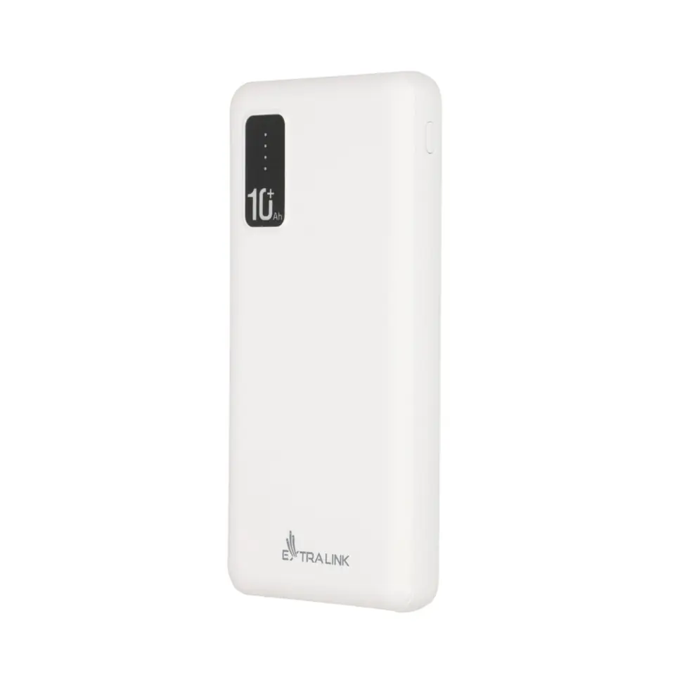 ⁨Extralink EX.19638 power bank Lithium Polymer (LiPo) 10000 mAh White⁩ at Wasserman.eu