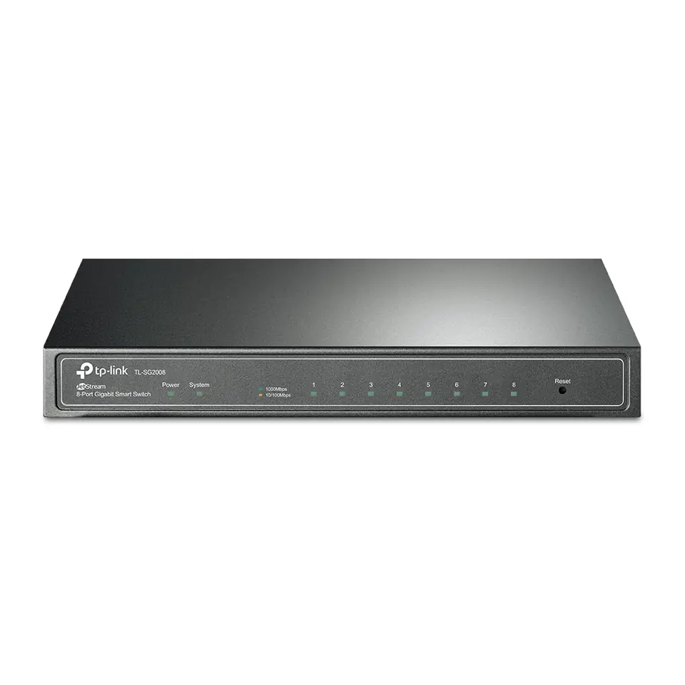 ⁨TP-LINK TL-SG2008 JETSTREAM 8-PORT GIGABIT SMART SWITCH⁩ w sklepie Wasserman.eu