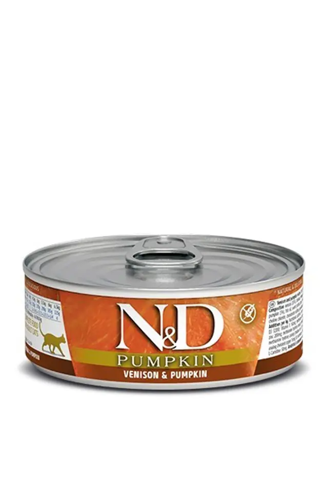 ⁨FARMINA N&D CAT VENISON & PUMPKIN 70g⁩ at Wasserman.eu