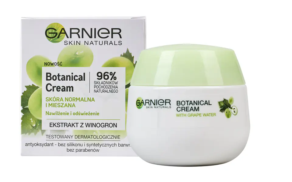 ⁨Garnier Skin Naturals Botanical Grape Extract Moisturizing and Refreshing Cream 50ml⁩ at Wasserman.eu