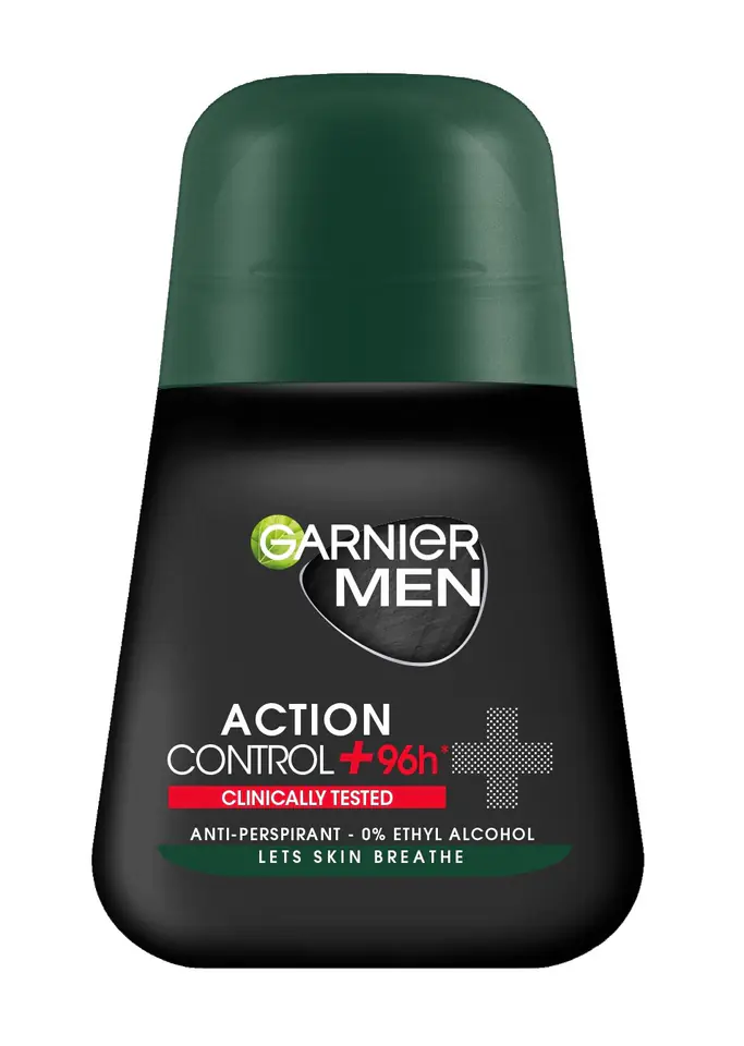 ⁨Garnier Men Dezodorant roll-on Action Control 96h+ Clinically Tested 50ml⁩ w sklepie Wasserman.eu