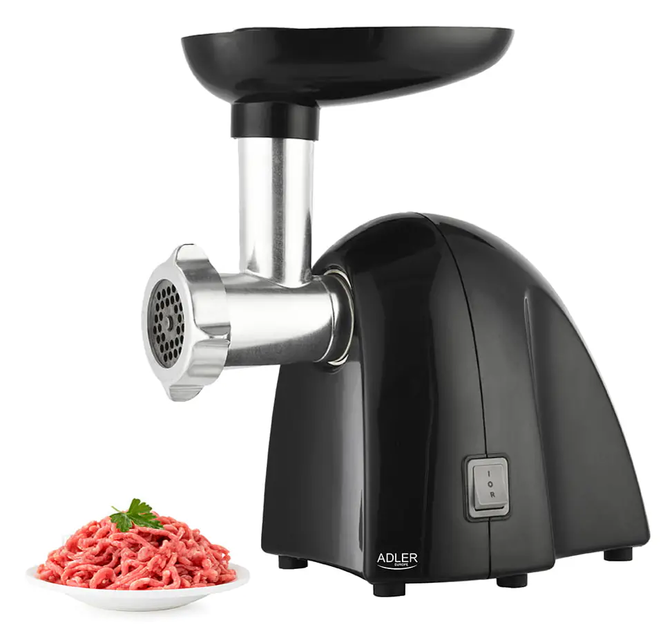 ⁨Adler Meat mincer AD 4811 Black, 600 W, Number of speeds 1, Throughput (kg/min) 1.8⁩ at Wasserman.eu