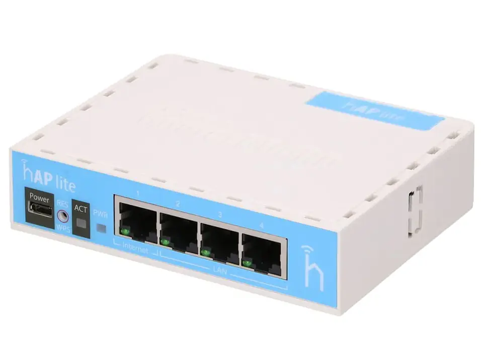 ⁨Router WiFi MikroTik hAP lite RB941-2nD⁩ w sklepie Wasserman.eu