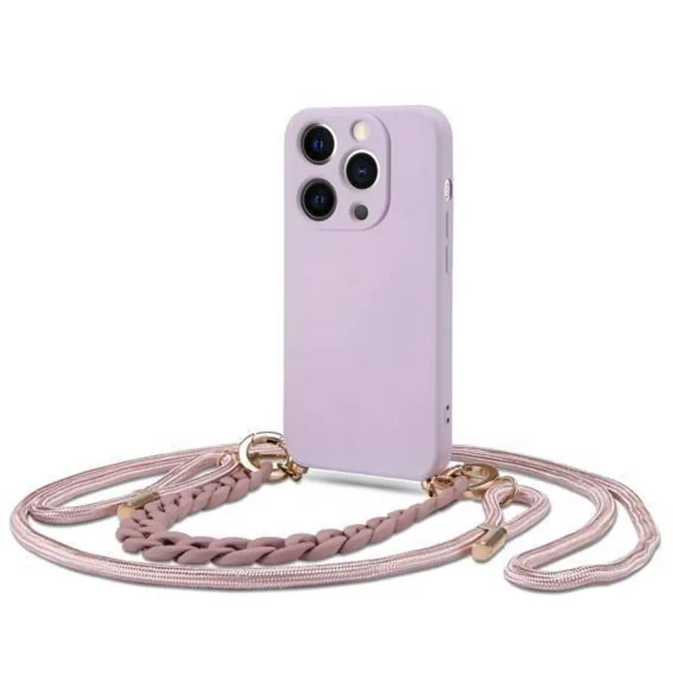⁨Case IPHONE 12 PRO Tech-Protect Icon Chain purple⁩ at Wasserman.eu
