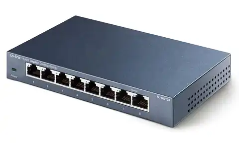 ⁨Switch 8 portów 1GB Tp-Link TL-SG108 metal⁩ w sklepie Wasserman.eu