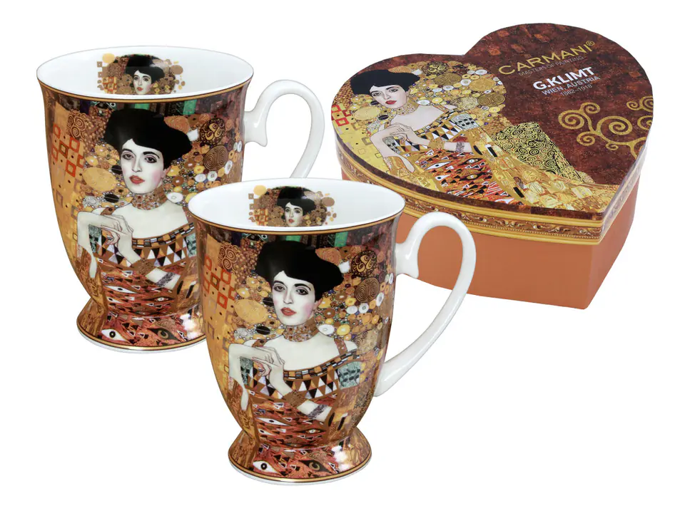 ⁨Set of 2 mugs in the heart - G. Klimt, Adela (CARMANI)⁩ at Wasserman.eu