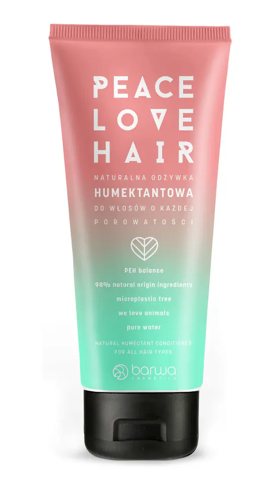 ⁨BARWA PEACE LOVE HAIR odżywka humektantowa 180ml⁩ w sklepie Wasserman.eu