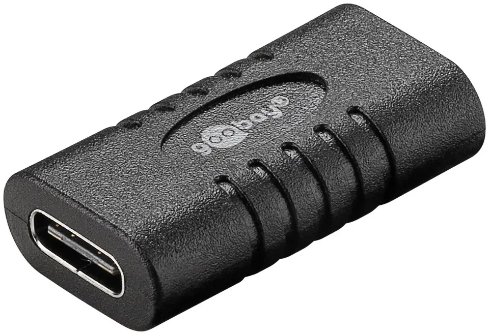 ⁨Adapter USB 3.0 Superspeed USB-C &gt; USB-C czarny 45401⁩ w sklepie Wasserman.eu