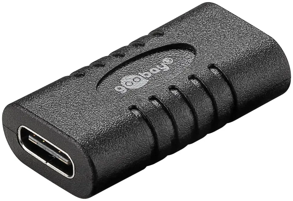 ⁨USB 3.0 Superspeed USB-C &gt; USB-C Adapter black 45401⁩ at Wasserman.eu