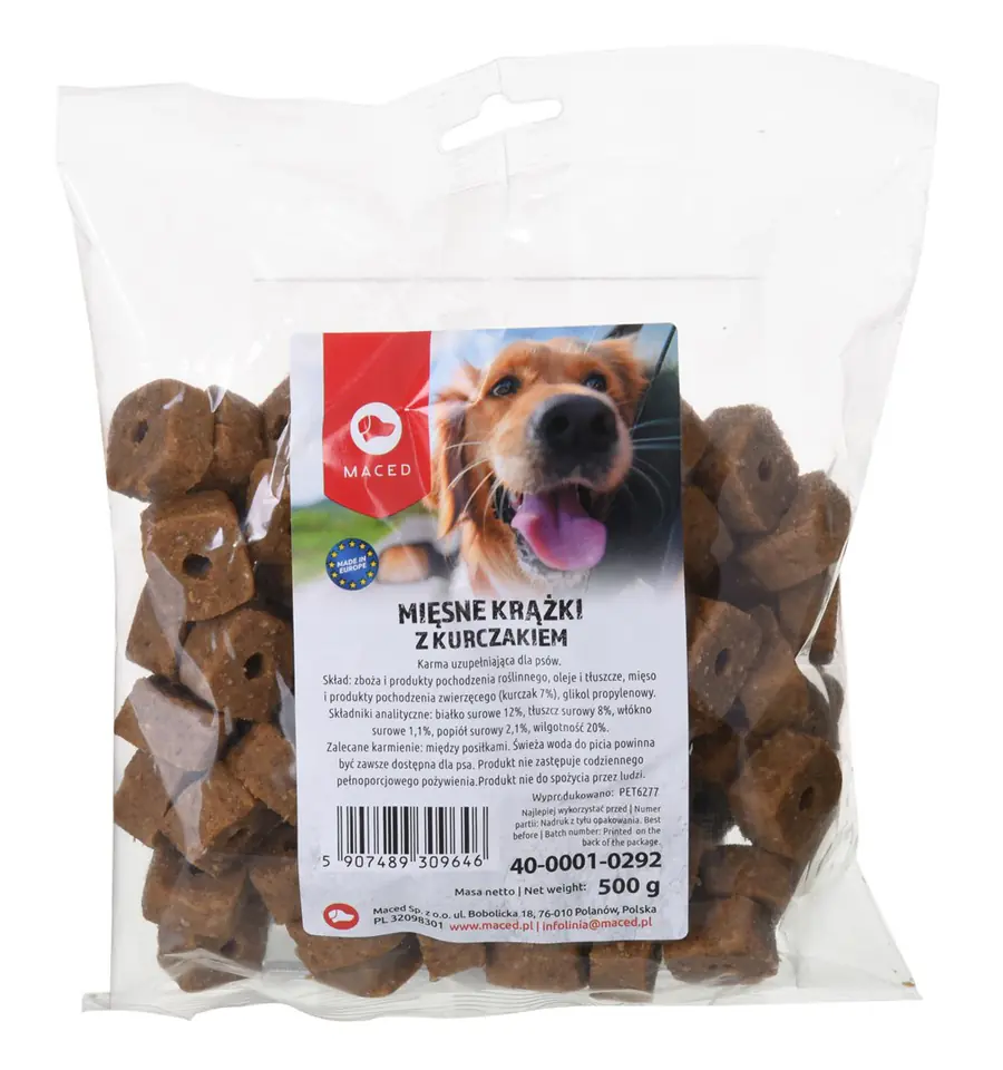 ⁨MACED Meat discs with chicken for dog- 500 g⁩ at Wasserman.eu