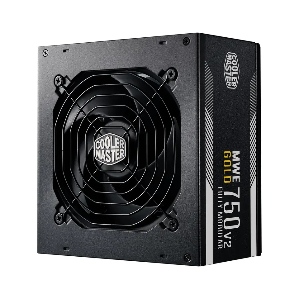 ⁨Cooler Master MWE Gold 750 - V2 power supply unit 750 W 24-pin ATX ATX Black⁩ at Wasserman.eu