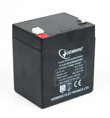 ⁨EnerGenie Rechargeable battery 12 V 5 AH for UPS EnerGenie⁩ w sklepie Wasserman.eu