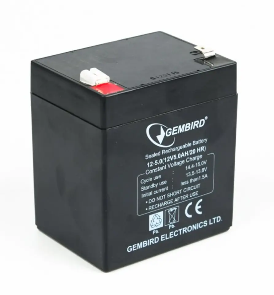 ⁨Gembird 12V, 5Ah Sealed Lead Acid (VRLA)⁩ at Wasserman.eu