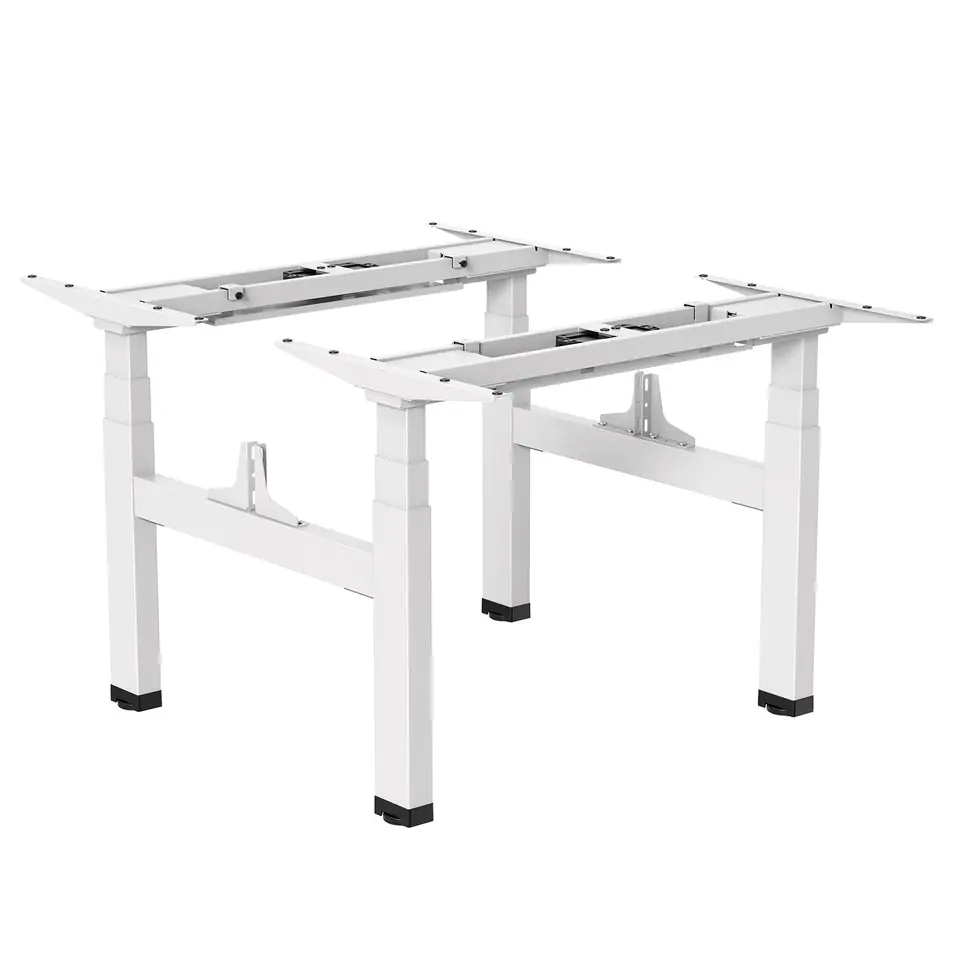 ⁨Electric desk double height adjustment Ergo Office, max height 128cm, max 125kg x2, without table top for standing sitting work (2 pcs⁩ at Wasserman.eu