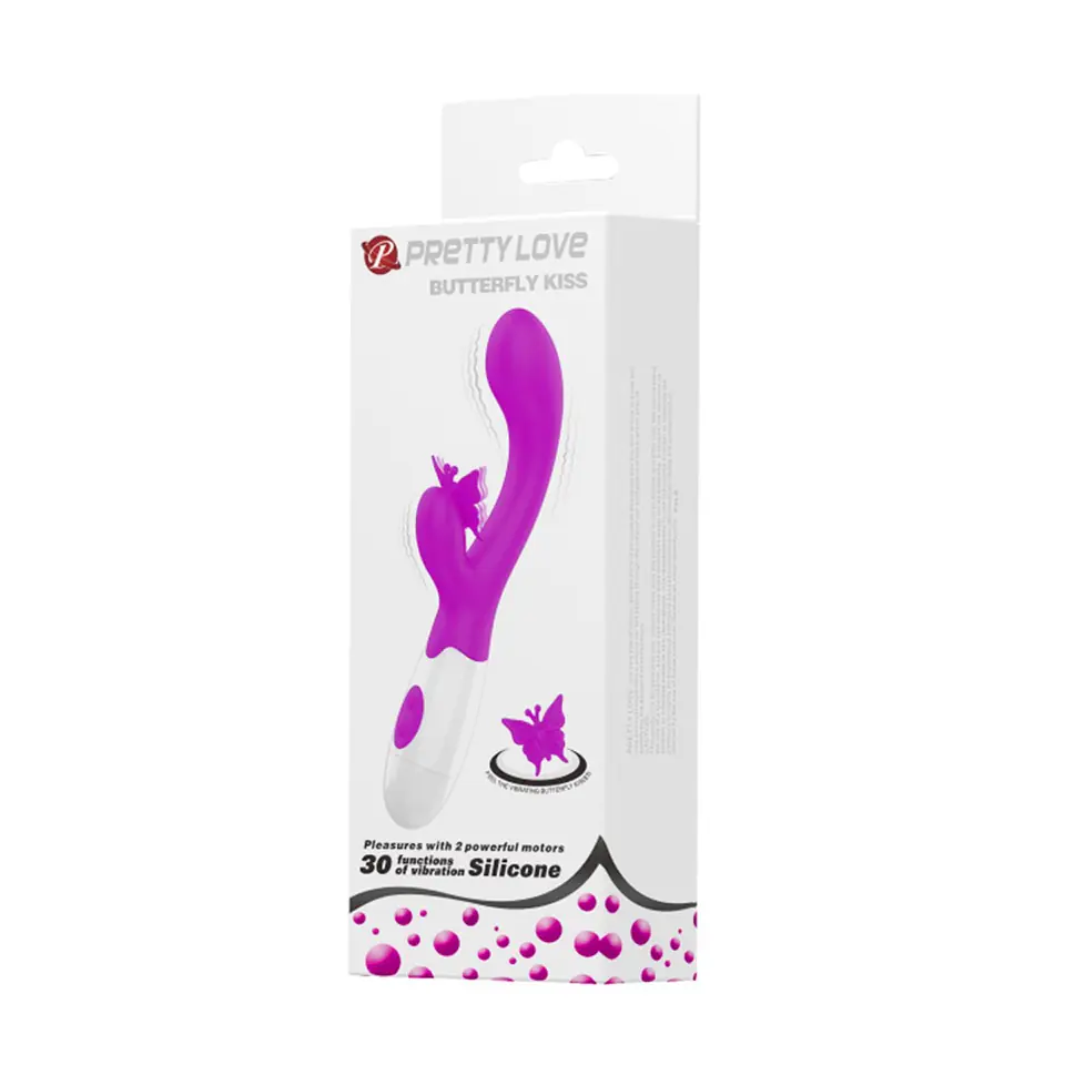 ⁨PRETTY LOVE VIBRATOR – BUTTERFLY KISS⁩ at Wasserman.eu