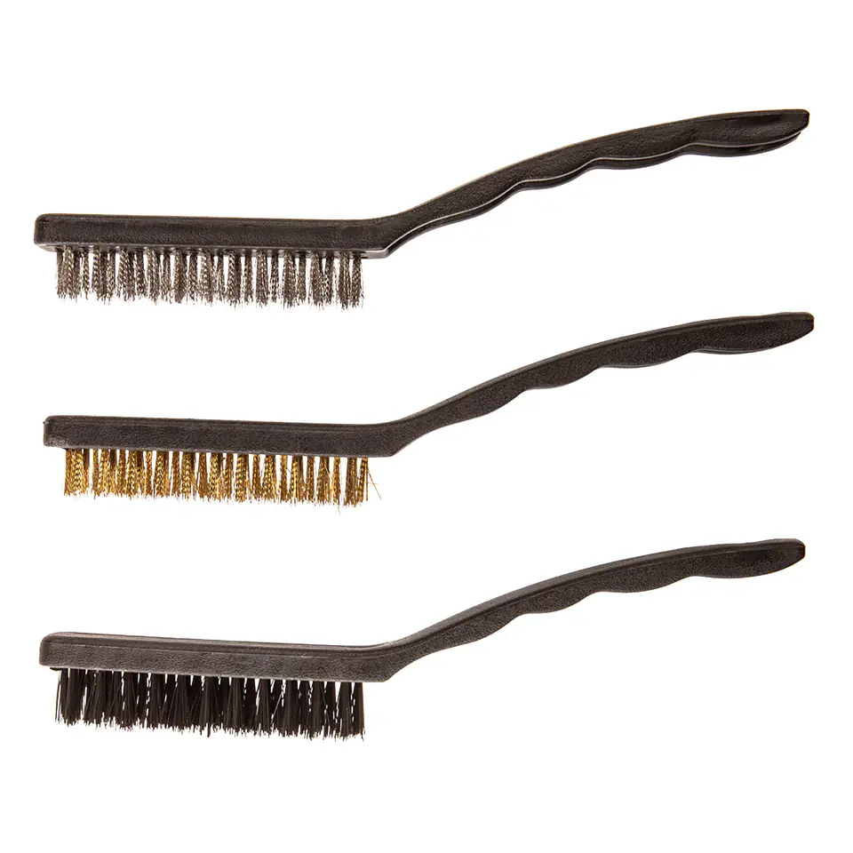 ⁨BRUSHES 230MM MIX 3PCS COPPER STEEL NYLON⁩ at Wasserman.eu