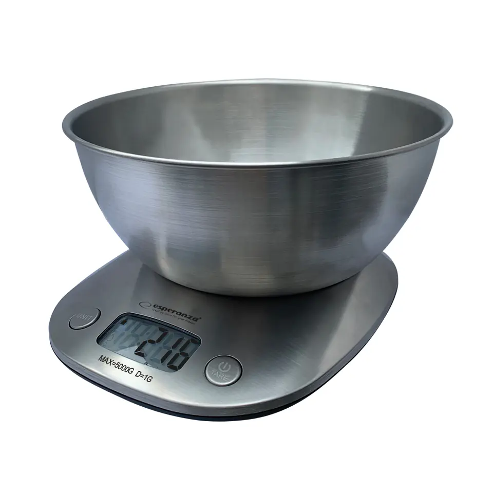 ⁨Esperanza EKS008 Electronic kitchen scale with a bowl⁩ at Wasserman.eu