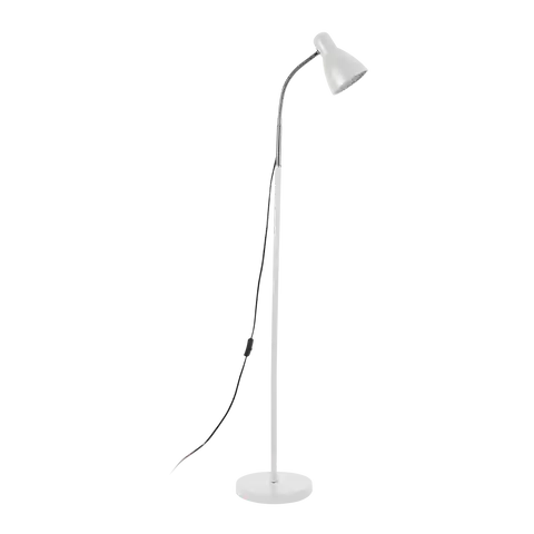 ⁨Floor lamp LAR, max 20W E27, 155 cm, white⁩ at Wasserman.eu