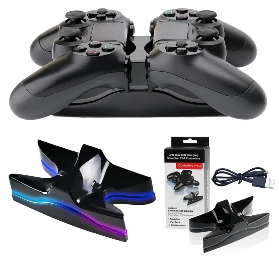 AK286F Stacja dokująca 2 x pad ps4 rgb w sklepie Wasserman.eu