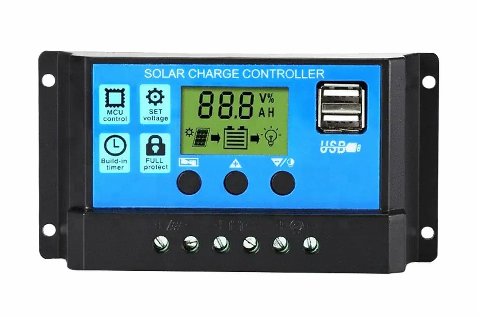 ⁨AG676C Solar charging controller 12-24v⁩ at Wasserman.eu