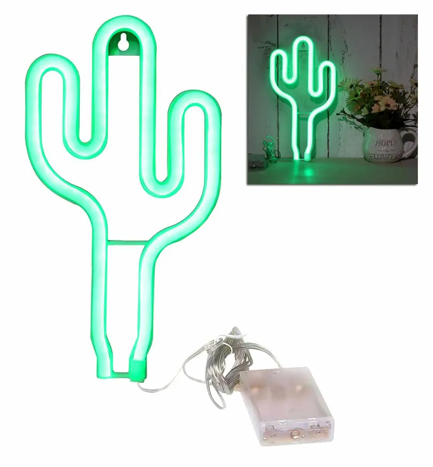⁨ZD79 Lampka led neon kaktus⁩ w sklepie Wasserman.eu