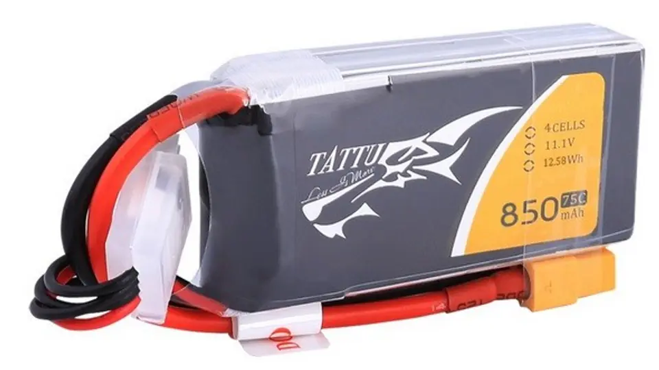 850mAh 14.8V 75C TATTU Gens Ace XT60 at Wasserman.eu
