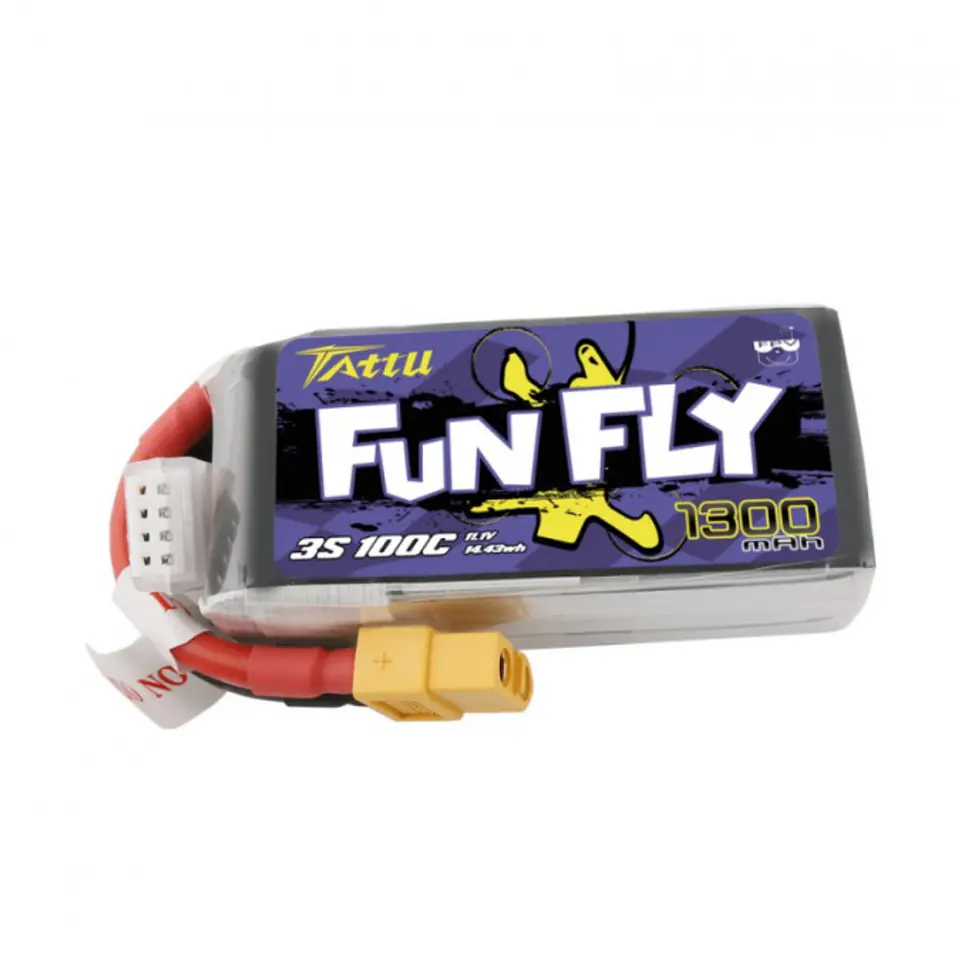 ⁨1300mAh 11.1V 100C Funfly Series Gens Ace⁩ w sklepie Wasserman.eu