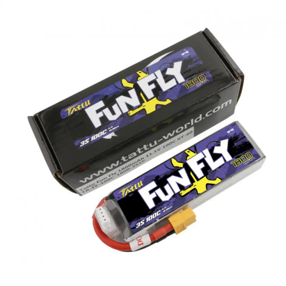 1800mAh 11.1V 100C Funfly Gens Ace at Wasserman.eu