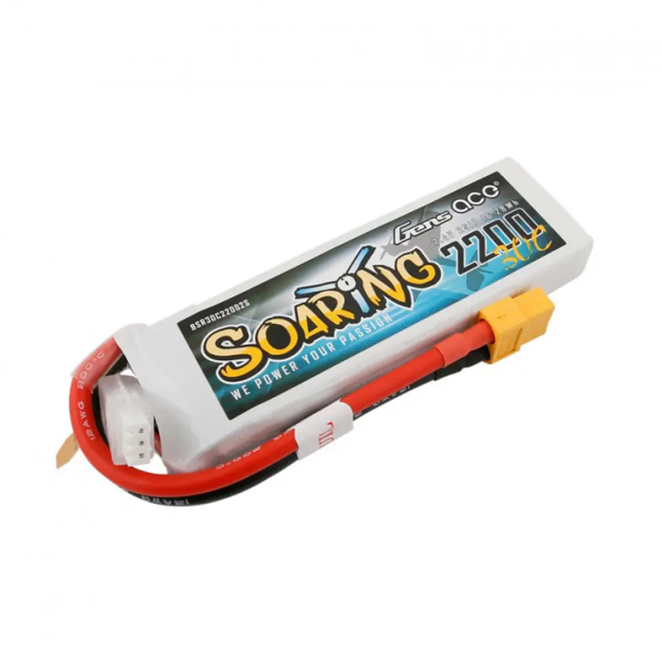 2200mAh 7.4V 30C SOARING Gens Ace - XT60 w sklepie Wasserman.eu