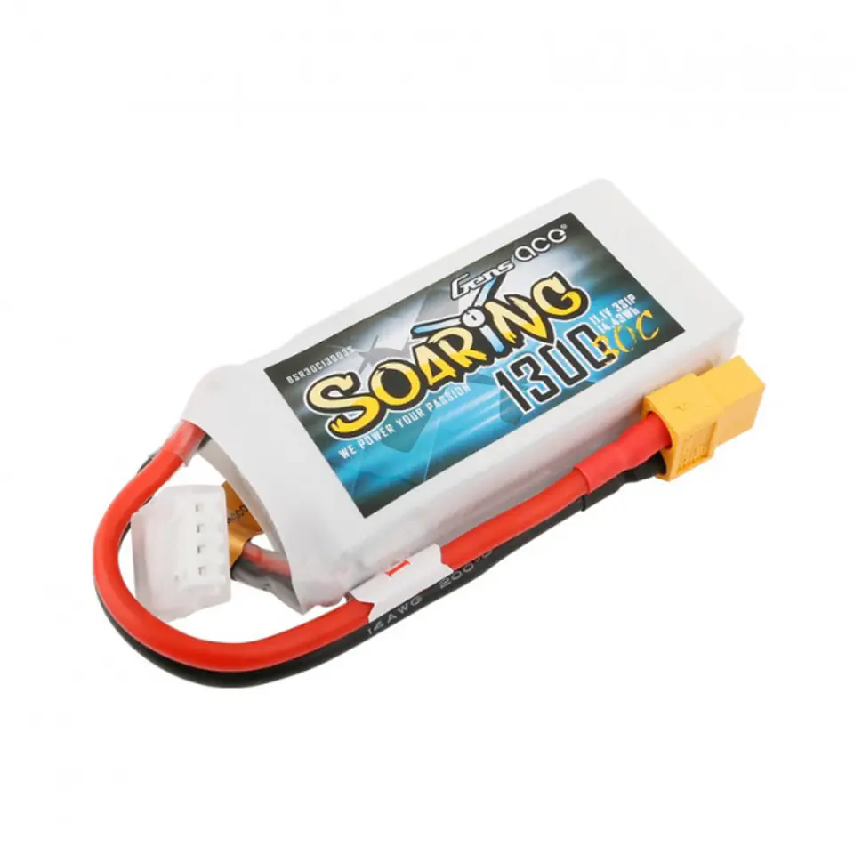 1300mAh 11.1V 30C SOARING Gens Ace - XT60 w sklepie Wasserman.eu