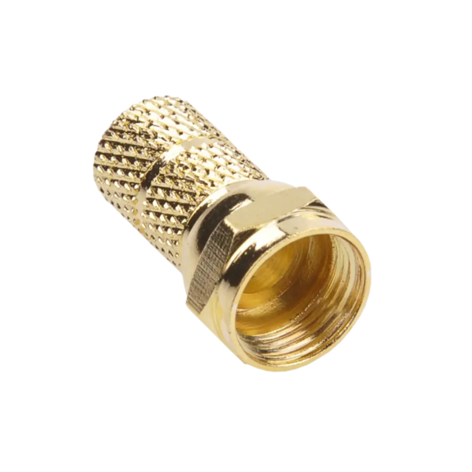 ⁨Wtyk SAT F 6,8 mm GOLD CU Cabletech⁩ w sklepie Wasserman.eu