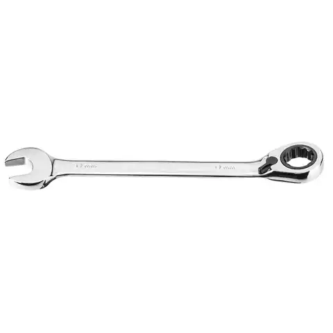 ⁨Combination spanner with ratchet and 17 mm switch⁩ at Wasserman.eu