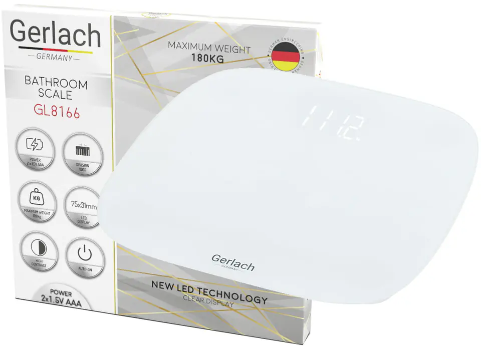 Bathroom scale LED GL 816 at Wasserman.eu
