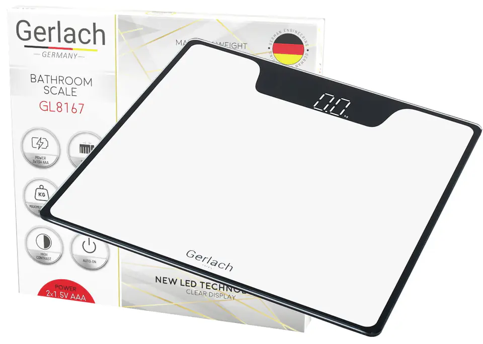Bathroom scale LED GL 8167 at Wasserman.eu