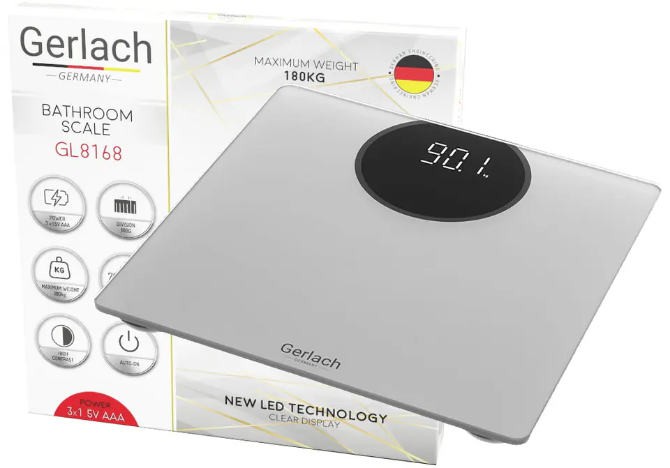 Bathroom scale LED GL 816 at Wasserman.eu